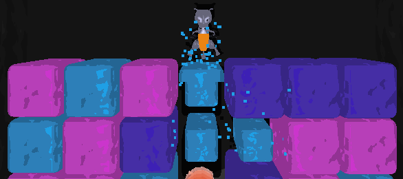 Breaking a connected blocks breaks all other connected blocks